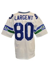 Early 1980s Steve Largent Seattle Seahawks Game-Used Road Jersey