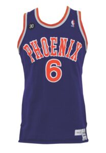 Early 1980s Walter Davis Phoenix Suns Game-Used Home Uniform & 1986-87 Walter Davis Suns Game-Used Road Jersey with Vanos Patch (3)(Great Provenance)