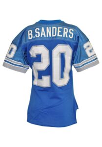 Early 1990s Barry Sanders Detroit Lions Game-Used Home Jersey