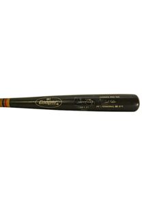 Early 1990s Cecil Fielder Detroit Tigers Game-Used & Autographed Bat