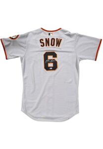 Early 1990s J.T. Snow San Francisco Giants Game-Used & Autographed Jersey