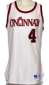 Early 1990s Keith Le Gree Cincinnati Bearcats Game-Used & Autographed (Bob Huggins) Home Jersey (JSA)