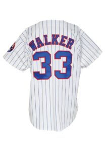 Early 1990s Larry Walker Montreal Expos Game-Used Home Jersey