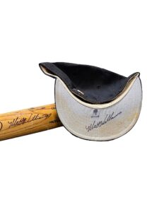 Early 1990s Matt Williams SF Giants Game-Used & Autographed Hat & Bat