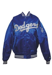 Early 1990’s Orel Hershiser LA Dodgers Worn Bench Jacket