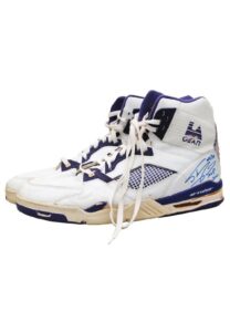 Early 1990s Shaquille O’Neal LSU Tigers Game-Used & Twice-Autographed Sneakers