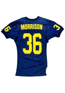 Early 1990s Steve Morrison Michigan Wolverines Game-Used Jersey