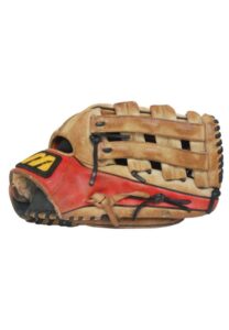 Early 2000s Albert Pujols Pre-Rookie Game-Used Third-Baseman’s Glove