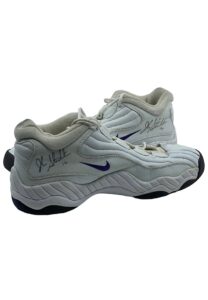 Early 2000s John Stockton Utah Jazz Game-Used & Autographed Shoes