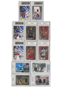 Early 2000s NHL Hall Of Famers “Be A Player Ultimate Memorabilia” Cards