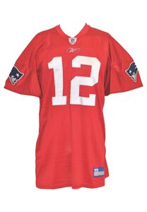 Early 2000s Tom Brady New England Patriots Practice-Worn Jersey