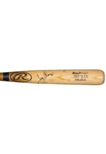 Early 2000s Troy Glaus Anaheim Angels Game-Used & Autographed Bat