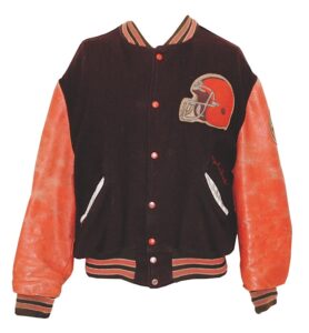 Early 80’s Tony Perkins Cleveland Browns Worn Jacket