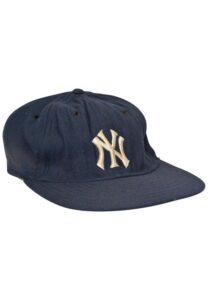 Early-Mid 1970s New York Yankees Game-Used Cap Attributed to Thurman Munson