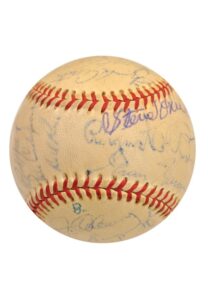 Early New York Yankees Signed Baseball Including Stengel