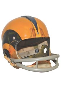 Early-To-Mid 1950s Tom Fears Los Angeles Rams Game-Used Suspension Helmet