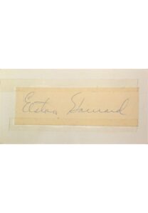 Elston Howard Single-Signed Cut