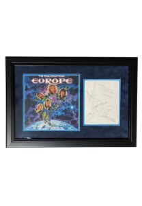 Europa Multi-Signed & Framed Display