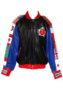 Evander Holyfield Worn Jeff Hamilton Leather Jacket