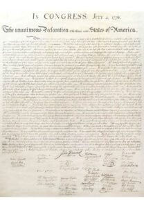 Exceptional 1848 Printing Of The Declaration Of Independence By Peter Force