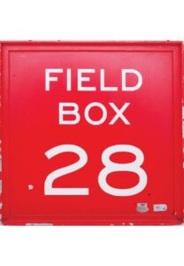 Fenway Park Loge Box and Field Box Signs