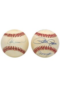 First Two Players To Steal 300 Bases, Hit 400 HR’s & 2500 Hits & “Dock Ellis Intentional Beaning Incident” Multi-Signed Baseballs