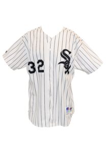 Four 1992 Chicago White Sox Game-Used Home Jerseys Including Alex Fernandez, Mike Huff & More