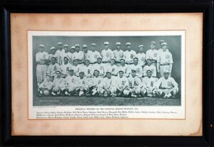 Framed 1916 Brooklyn Superbas Team Photo