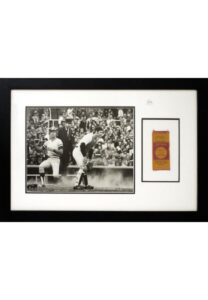 Framed 1960 Thurman Munson Earliest Known Award