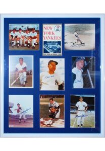 Framed 1961 New York Yankees Autographed Photos