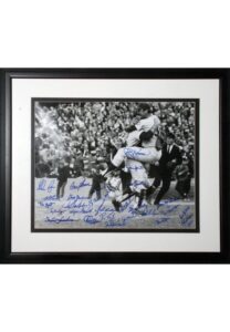 Framed 1969 New York Mets Team-Signed Photo