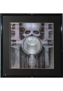 Framed 1973 Emerson, Lake & Palmer “Brain Salad Surgery” Record Sleeve Signed by Carl Palmer