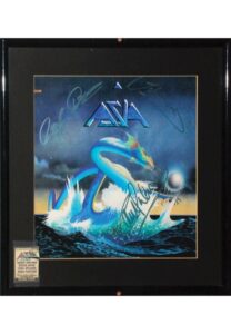 Framed 1982 Asia “Asia” Multi-Signed Record Sleeve