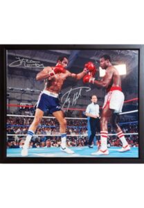 Framed & Autographed Items from Larry Holmes Personal Collection – Norton, Cooney & Neiman