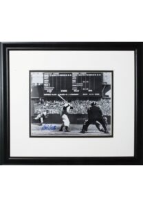 Framed Bob Feller Autographed Photo