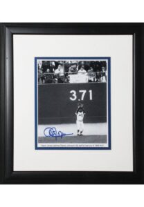 Framed Cleon Jones Autographed Photo