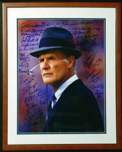 Framed Dallas Cowboys 1970s Greats Signed Photo of Tom Landry