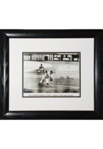 Framed Don Larsen “Perfect Game” Autographed Photo