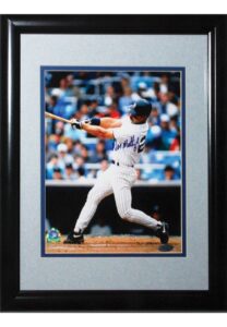 Framed Don Mattingly Autographed Photo