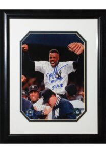 Framed Dwight Gooden Autographed Photo