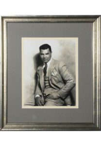 Framed Jack Dempsey Autographed Photo