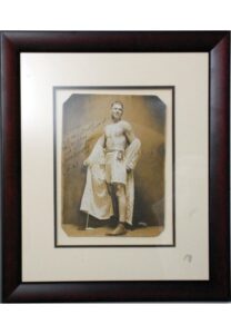 Framed Jack Dempsey Autographed Photo