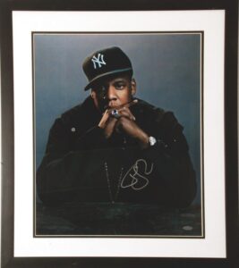 Framed Jay-Z Autographed Photo