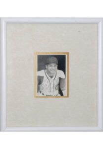 Framed Jimmie Foxx Signed Photo