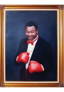 Framed Larry Holmes Self-Portrait Print