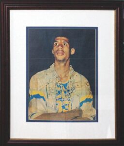 Framed Lew Alcindor Autographed Photo