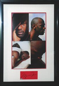 Framed Michael Jordan Autographed Limited Edition Photo