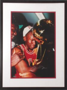 Framed Michael Jordan Autographed Photo