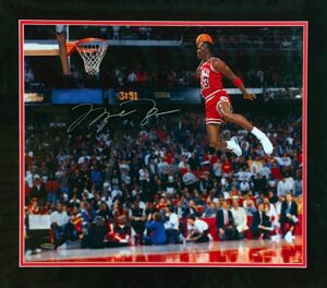 Framed Michael Jordan Chicago Autographed Photo