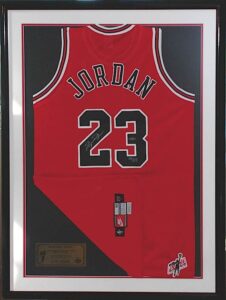 Framed Michael Jordan Chicago Bulls Autographed “Mr. June” Jersey